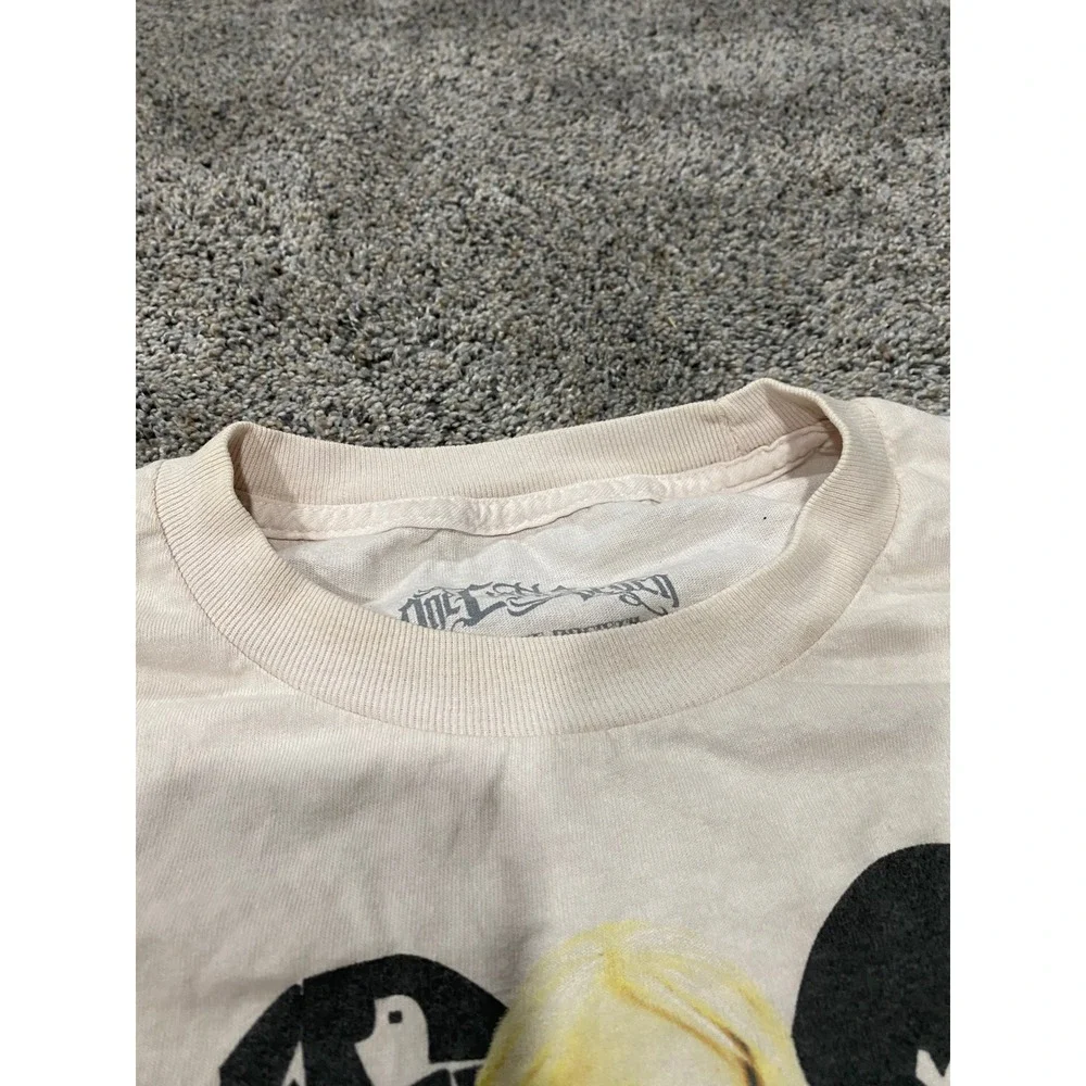 One Eight Seven Rockstar Wifey Graphic T-Shirt XL Cream 187 Secret Society USA